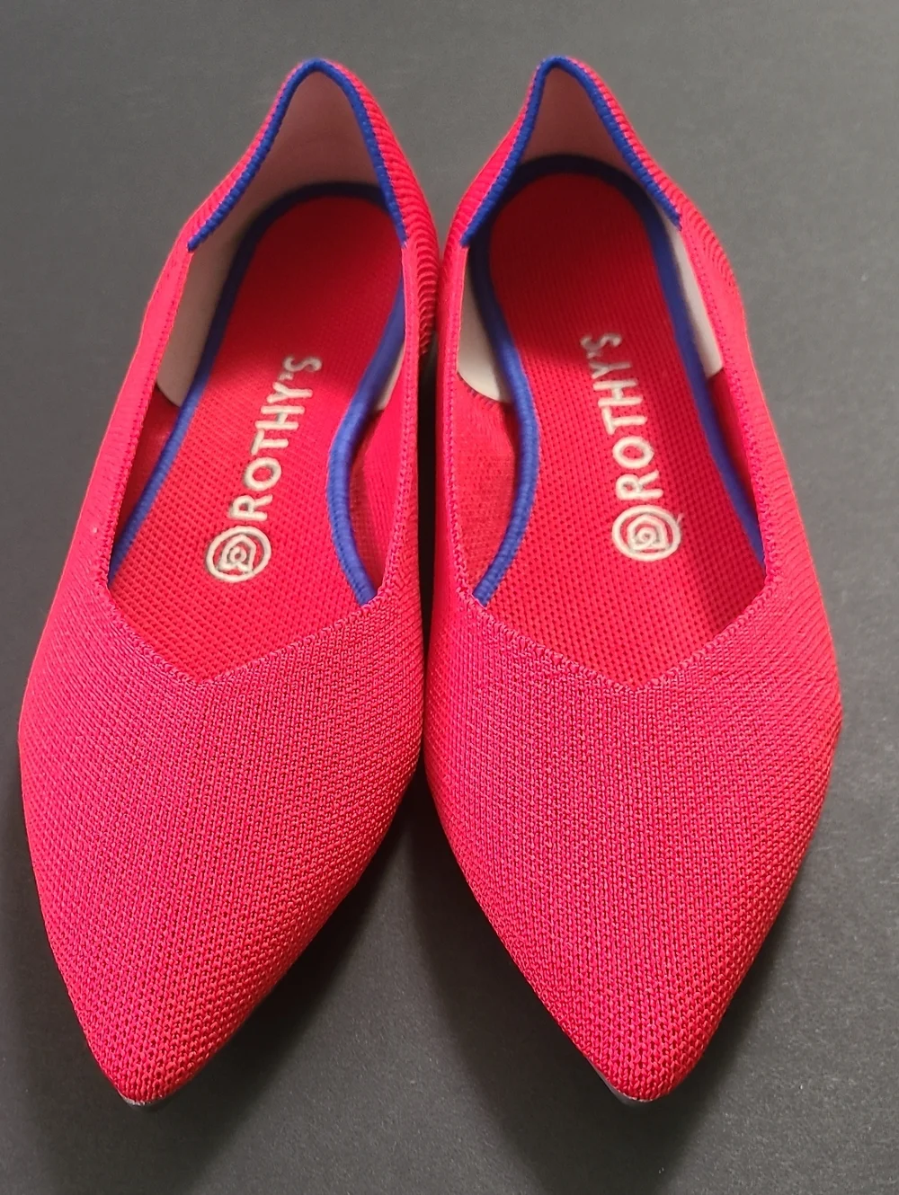 NWOT Rothy's Women's Minimalists Comfy Stylish Popular Modern Chile Red Sz.8 5